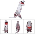 thumbnail image 3 of Traje inflable divertido de dinosaurio de Halloween Tyrannosaurus Rex Traje inflable de dinosaurio musculoso para montar, 3 of 5