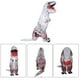 thumbnail image 3 of Traje inflable divertido de dinosaurio de Halloween Tyrannosaurus Rex Traje inflable de dinosaurio musculoso para montar, 3 of 5