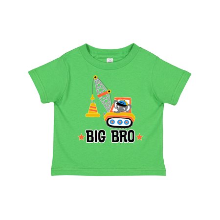 

Inktastic Big Bro Announcement Construction Truck Brother Gift Toddler Boy Girl T-Shirt
