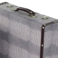 thumbnail image 2 of Benzara BM205922 Valise de Style Coffre avec Toile Imprimée Texturée Covering&44; Gris - Lot de 2, 2 of 5