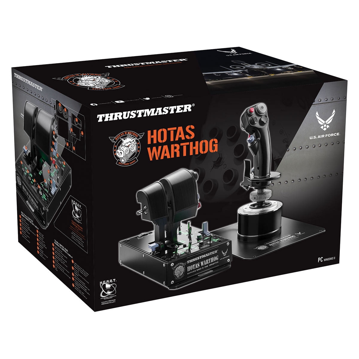 Thrustmaster HOTAS Warthog, Compatible with PC, Dual Throttle