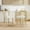 Light Ash+Beige, variant on Christopher Knight Home Mid-century Modern 25.5" Counter Barstools, Heart Back, Ash+Beige, Set of 2