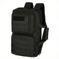 thumbnail image 3 of Men Tactical Military Nylon Backpack Zipper Rucksack Laptop Travel Shoulder Notebook Schoolbags, 3 of 5