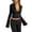 Black, variant on BODOAO Cropped Long Sleeve Tops for Women Summer Cute Lace Deep V Neck T Shirt Slim Fitted Low Cut Crop Shirt Tees Going Out Tops JN M