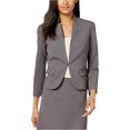 thumbnail image 1 of Nine West Mujer Kiss-Front Blazer Chaqueta, Gris, 8, 1 of 1