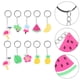 thumbnail image 5 of BRIGHTFUFU 10 Uds. Llaveros de verano, llaveros hawaianos tropicales, adornos de llavero de estilo hawaiano, decoraciones colgantes (estilo aleatorio), 5 of 7