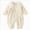 Yellow, variant on 12-18 Months Newborn Baby Long Sleeve Romper Soft Baby With Buttons Clothes Infant Spring Outfits Bodysuit Newborn Pajamas