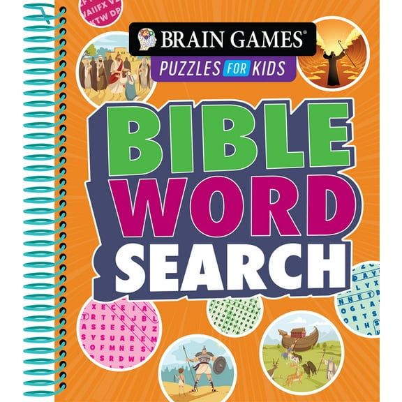 Brain Games Puzzles for Kids Brain Games Puzzles for Kids - Bible Word Search (Ages 5 to 10), (Spiral-Bound)