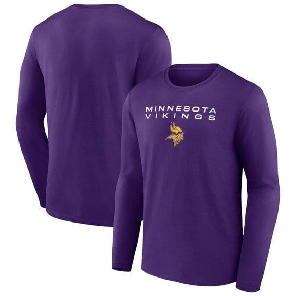 Men's Purple Minnesota Vikings Advance to Victory Long Sleeve T-Shirt