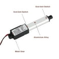 thumbnail image 2 of Micro-Linear Actuator, 2 Inch Stroke, 90N/20.3Lb, Speed 9.5mm/S Electric Waterproof Actuator Motor Linear Actuator 12V, 2 of 4