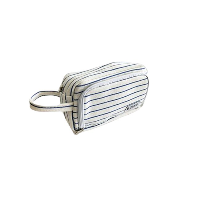 Sidaley Bolsa de lápices portátil para estudiantes de escuela, bolígrafos de apartamento, estuche de almacenamiento de herramientas de maquillaje, Type2 NO2