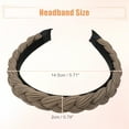 thumbnail image 5 of Fabric Hairbands No Slip Fashion 0.79" Wide Hair Accessories Coffee Headbands for Women, 5 of 8
