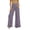 CVW48-Purple, variant on Women'S Straight Leg Pants High Waisted Loose Fits Pant Ruffle Hem Button Front Lounge Trousers With Pockets Cute Long Pants Gray L