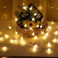 thumbnail image 3 of Guirnalda de luces LED en forma de bola, 10m, 20m, 50m, enchufe europeo/estadounidense, guirnalda de Navidad para boda, guirnalda de luces de cuento de hadas, luz decorativa para jardín al aire libre, 3 of 4