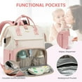 thumbnail image 2 of Lovevook Diaper Backpack,Large Diaper Bag Mummy Bag for New Mum Daddy,Convenient Work Travel Baby Bag for Office Mummy and Travel Essential Baby Shower, 2 of 8