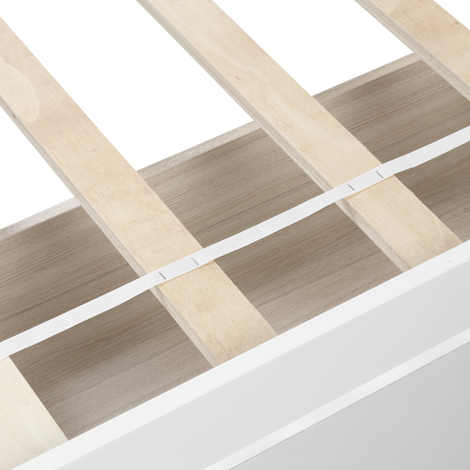 Kadyn Wooden Twin Platform Bed Frame, Storage Bed Platform Bed Frame with Two Drawers and Headboard, Modern Twin Size Bed Frame for Kids Adults, White Kadyn Wooden Twin Platform Bed Frame, Storage Bed Platform Bed Frame with Two Drawers and Headboard, Modern Twin Size Bed Frame for Kids Adults, White