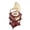 Brown with Base, variant on BOKYAN Gramophone Music Box Exquisite Clockwork Mechanical Retro Music Box Figurine for Home Table Desk Decoration Brown Gramophone (6.69 inches / 17 cm)