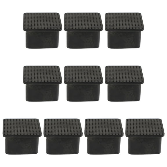 TAILTOSS 10Pcs Rubber Chair Leg Floor Protectors for Dining Chairs Home and Office Use 4.70X4.70X2.80Cm
