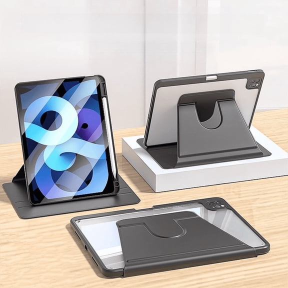 iPad 6 Case Acrylic Protective Cover for iPad 6th Generation 2018 9.7 inch Anti Bend Anti Drop 360 Rotate Full Body Shell Tablet