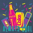 thumbnail image 3 of Coca-Cola - 90's Retro Style - Always Cool - Juniors Fitted Graphic T-Shirt, 3 of 5