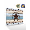 thumbnail image 2 of Country Star Blue Wall Art for Living Room,Canvas Picture Wall Decor for Bathroom Bedroom,Farmhouse Western Texas Star Barn Painting Artwork for Office Kitchen Hallway Dining Room Home Decor 16"x20", 2 of 8