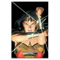 DC Comics - Wonder Woman - Alex Ross Portrait Wall Poster, 14.725" x 22.375", Framed