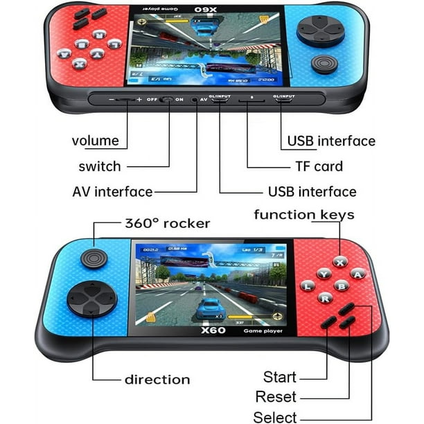 Consola de juegos portátil, consola de juegos portátil G7 Consola de juegos portátil retro Consola de juegos portátil, consola de juegos portátil G7 Consola de juegos portátil retro