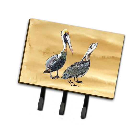 Carolines Treasures 8408TH68 Pelican Leash or Key Holder Triple Hook multicolor