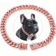 thumbnail image 1 of Sparkling Cuban-Style Dog Collar with Secure Buckle - Perfect for Your Furry Friend!, 1 of 5