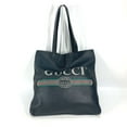 thumbnail image 1 of Pre-Owned Gucci 572768 Sherry line Shoulder Bag Tote Bag Black (Good), 1 of 12