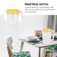 thumbnail image 2 of Monyance Beverage Pitcher DOITOOL Glass Pitcher 4000ml Yellow(10.63X7.87X6.3Inches), 2 of 10