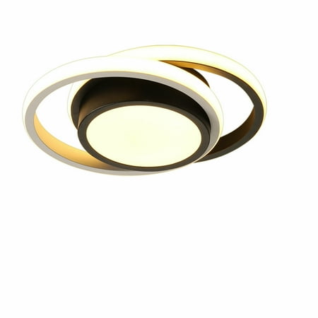 

OUKANING 19W Acrylic LED Ceiling Light Modern Dimmable Corridor Light Round Bicolor Aisle Light 110W