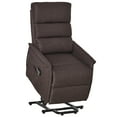 thumbnail image 2 of HOMCOM Power Lift Chair with Vibration Massage with Remote Control, Side Pockets, Gray, 2 of 9