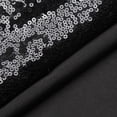 thumbnail image 6 of LYXSSBYX Fall Dresses for Women Long Sleeve Hot Sale Clearance Women Fashion Sexy Elegant Sequins Deep V-neck Solid Color Long Sleeve Ruffled Evening Dress, 6 of 8