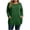 Green(Ladies Tops), variant on Plus Size Longline Tunic Top for Women Patch Pockets Crew Neck Loose Fit Fall Casual Shirt