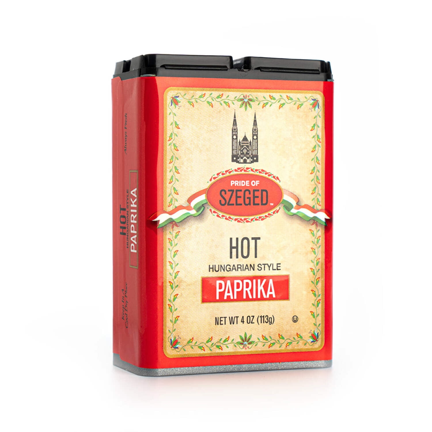 Szeged | Pride of Szeged Hot Paprika Powder | 4 oz | Gourmet Spice | 1-Pack