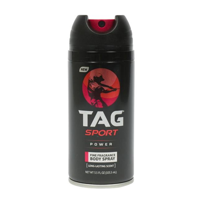 Tag 854152008793 3.5 oz Power Sport Fragrance Body Spray for Men, Pack