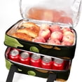 thumbnail image 5 of Thanksgiving Double Layered Insulated Refrigerated Large Capacity Lunch Bag with Two Compartments - 7.1x11.4x16.1 Inches, 5 of 6