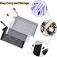 thumbnail image 5 of 3-pack Transparent Mesh Pencil Cases with Zipper for Makeup and, 5 of 5