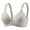 Gray, variant on Sevevn Woman Color Comfortable Hollow Out Perspective Bra Underwear No Rims Black 38 Gift for Girls