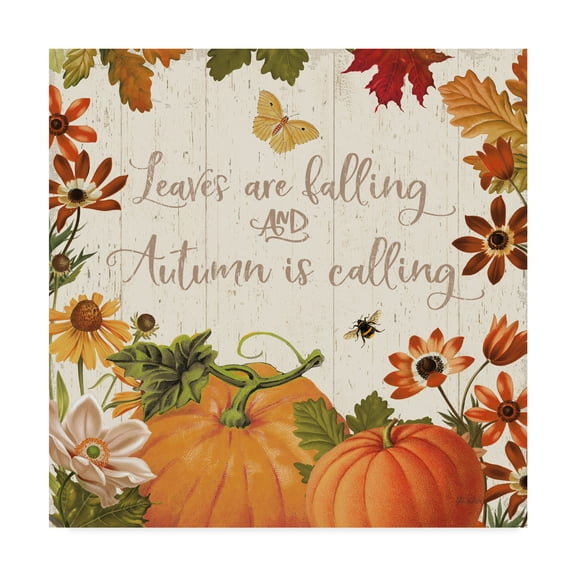 Trademark Fine Art 'Fall Garden III' Canvas Art by Katie Pertiet