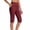 Wine, variant on Women's Yoga Pants All Season relaxed fit solid color with pockets stretchy comfortable suitable for all occasions Yellow S