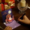thumbnail image 2 of Sylvtty Christmas Greeting Card 3D Pop Up Holiday Greeting Card Xmas Reindeer Santa Greeting Card with Envelope New Year Gift for Family Friends, 2 of 7