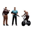 thumbnail image 1 of 3 Piezas Figuras Masculinas Miniatura Personajes Humanos Escala 1 64 Figuras de Resina con Detalles para Paisajismo de Maquetas Accesorios de Fotografía y Escenarios de Diorama Adecuado para, 1 of 9