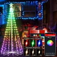 thumbnail image 4 of Joomer Christmas Tree Star Lights, 7FT 295LED Smart Color Change RGB Lights with Remote Timer Music Sync Bluetooth App Controlled for New Year Christmas Decoration, 4 of 7