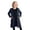 Navy*, variant on RUTAYY Girls Long Full Zip Hoodie Cardigan Basic Solid Color Long Sleeve Casual Square Patch Pocket Sweatshirt Jacket for Kids Khaki
