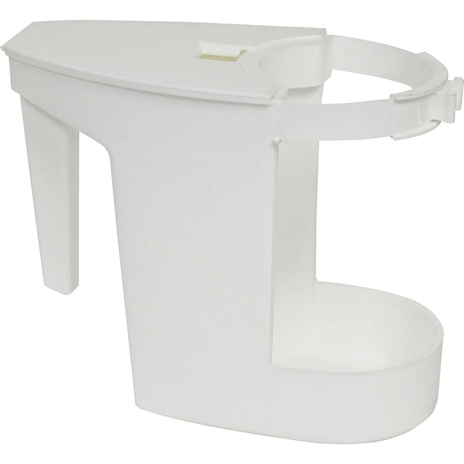 Genuine Joe Toilet Bowl Mop Caddy - 12 / Carton - White