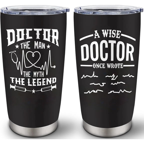Doctor Gifts for Men - Graduation/Retirement Gifts for Doctor - Doctors Appreciation Gift - Male Doctors Gift, 20 oz Insulation Stainless Steel Tumbler