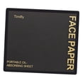 thumbnail image 3 of Voxware Oil Absorbing Sheet Blotting Paper for Face Mirror Powder Puff Compact Case Accurate Puff Application Quick Oil Control Suitable for Makeup Touch Ups Black, 3 of 8