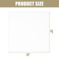 MCPINKY 20 Sheets White YPF5 Cardstock, 12 X 12 Inches Craft Paper